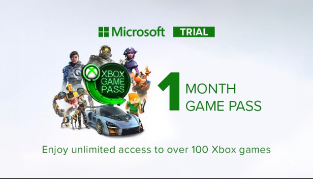 Xbox Game Pass 1 Mois Xbox (Uniquement Nouveaux Comptes)